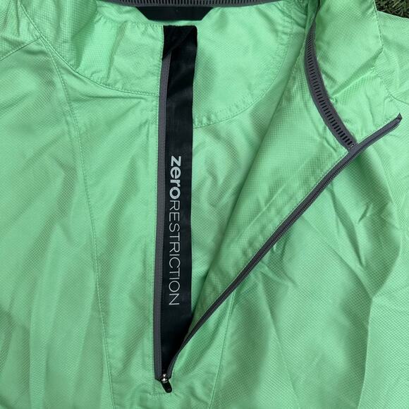 Zero Restriction Tour Series Quarter Zip Lightweight Windbreaker Golf Jacket XL - Picture 5 of 12